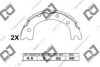 DJ PARTS BS1070 Brake Shoe Set